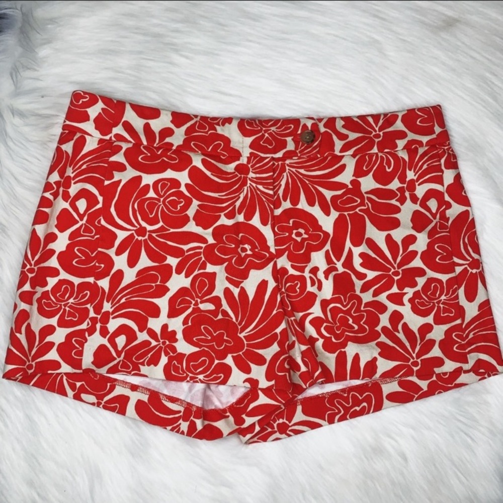 NWT J Crew Chino City Floral Shorts
